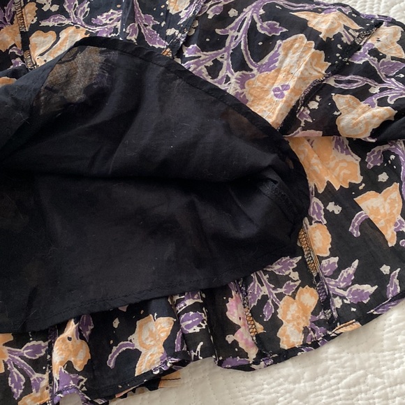 Free People Flowery Skirt - Picture 5 of 11